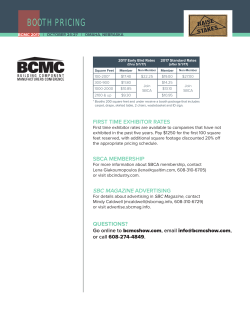 booth pricing