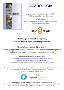 Morphology and biology of Euseius metwallyi n. sp.