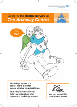 The Bridge Service for men at Archway Centre