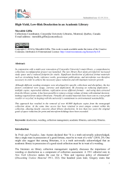 High-Yield, Low-Risk Deselection in an Academic