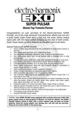Super Pulsar - Instructions - Electro