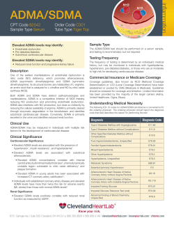 Provider Information - Cleveland Heart Lab