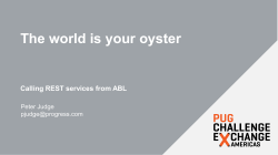 The world is your oyster