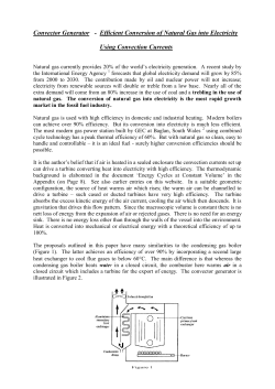 Convector Generator - Global Warming Solutions