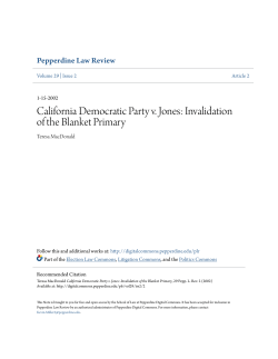 California Democratic Party v. Jones