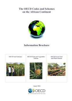 The OECD Codes and Schemes on the African Continent
