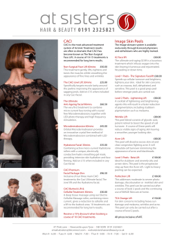 Price List - At Sisters