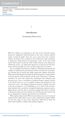 Introduction Activating Democracy - Beck-Shop