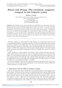 Sturm und Drang: The turbulent, magnetic tempest in the Galactic