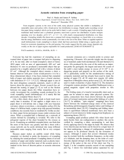 Acoustic emission from crumpling paper