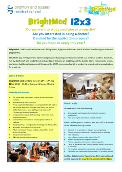 Do you want to study medicine at university?