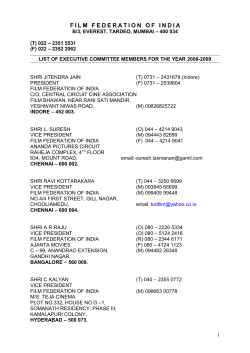 FILM FEDERATION OF INDIA