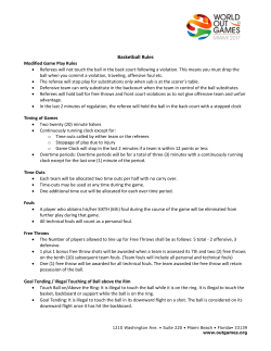 Basketball Rules - World Out Games