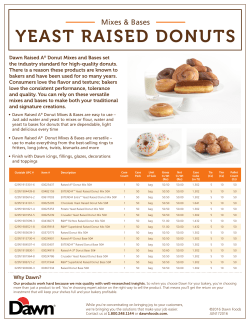Donut Mixes and Bases