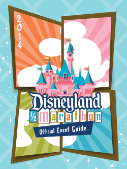 Disneyland Half Marathon Race Program + Guide