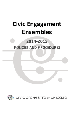 Civic Engagement Ensembles - Chicago Symphony Orchestra