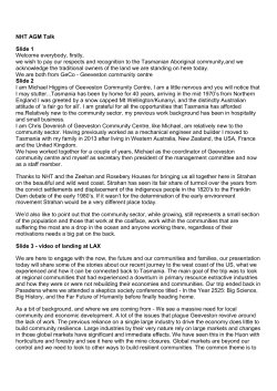 Michael and Chris GeCo US tour - Neighbourhood Houses Tasmania