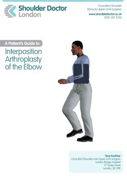 Interposition Arthroplasty of the Elbow