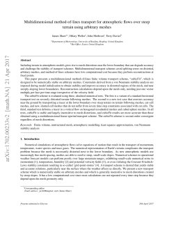 A multidimensional method-of-lines transport scheme for