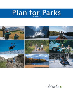 Plan for Parks - Alberta Parks