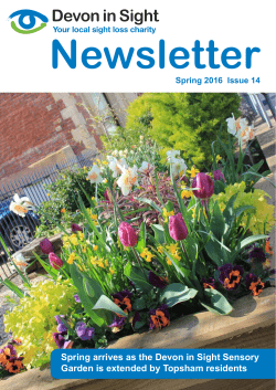 Newsletter Spring 2016