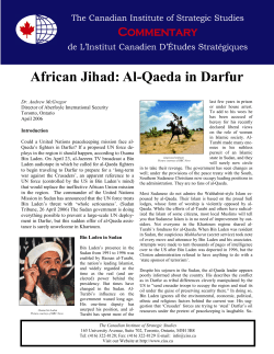 African Jihad: Al-Qaeda in Darfur