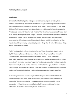 Traill College Review 2016