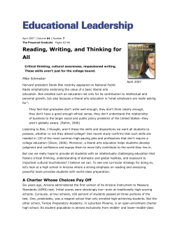 Reading, Writing, and Thinking for All