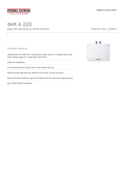 DHM 6 220 - stiebel eltron