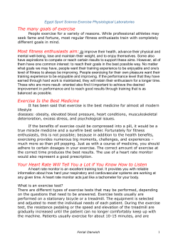 Egypt Sport Science Exercise Physiological Laboratories