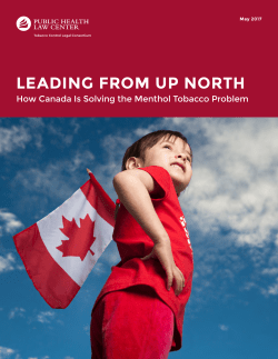 leading from up north - Public Health Law Center