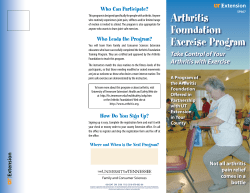 Arthritis Foundation Exercise Program