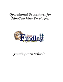 Operational Handbook for Non-Teaching Employees