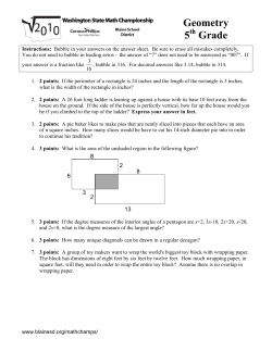 WSMC Geometry `10 FD