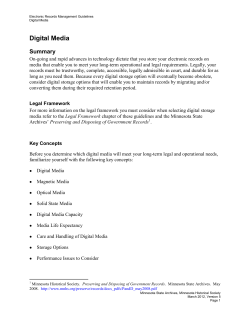 Digital Media - Minnesota Historical Society