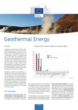 Geothermal Energy - SETIS