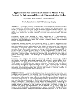 Application of Non-Destructive Continuous Motion X