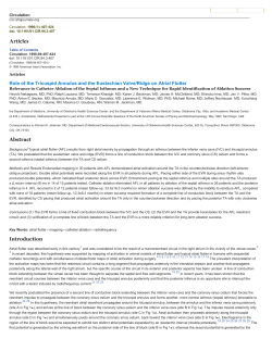 Role of the Tricuspid Annulus and the Eustachian Valve_Ridge on