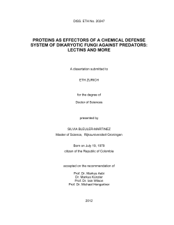 lectins and more - ETH E