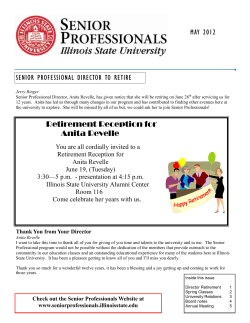 Retirement Reception for Anita Revelle