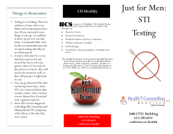 Male STI testing