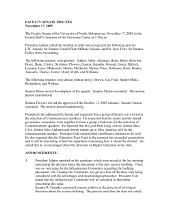 Nov. 17, 2005 - University of North Alabama