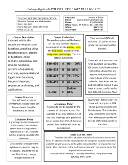MATH 1513 pdf - Tulsa Community College