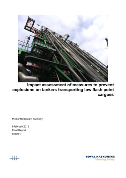 Tankers transporting low flash point cargoes