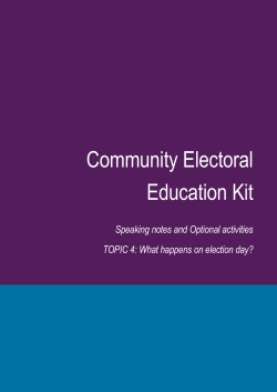 Topic 4 - Australian Library and Information Association