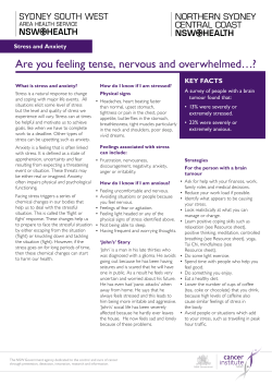 Are you feeling tense, nervous and overwhelmed&hellip;?