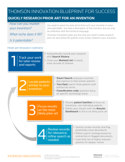 Quickly Research Prior Art for an Invention