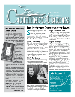 Fun in the sun: Concerts on the Lawn!