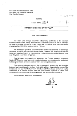 SBN-1313 (as filed) - Senate of the Philippines