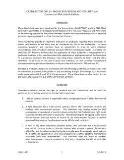 screen actors guild &ndash; producers pension